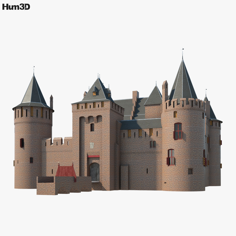 Muiden Castle 3D model