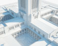 內布拉斯加州議會大廈 3D模型