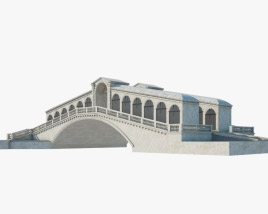 Міст Ріальто 3D модель