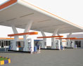 Indian-oil Stazione di servizio Modello 3D