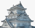 Burg Ōsaka 3D-Modell