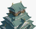 Osaka Castle 3d model