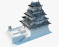 Замок Осака 3D модель