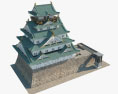 Castelo de Osaka Modelo 3d