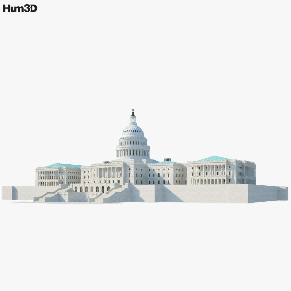 United States Capitol 3D model