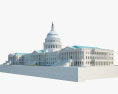 Капитолий (Вашингтон) 3D модель
