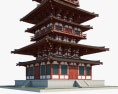 Pagoda of Yakushiji Temple 3D-Modell