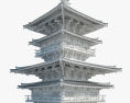 Pagoda of Yakushiji Temple 3D 모델 