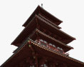 Пагода храма Якусидзи 3D модель