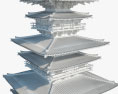 Pagoda of Yakushiji Temple Modèle 3d