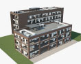 사무실 건물 3D 모델 