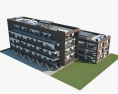 Bürogebäude 3D-Modell