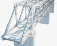 Железнодорожный мост 3D модель
