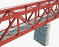 Залізничний міст 3D модель