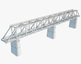 Железнодорожный мост 3D модель