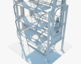 垂直旋转停车系统 3D模型