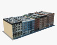 Backsteingebäude 3D-Modell
