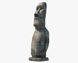 Moai statue 3D model