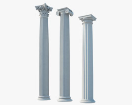 Column orders 3D model