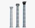 Column orders 3D-Modell
