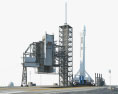 Complexo de lançamento do Centro Espacial Kennedy Modelo 3d