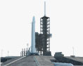Complexo de lançamento do Centro Espacial Kennedy Modelo 3d
