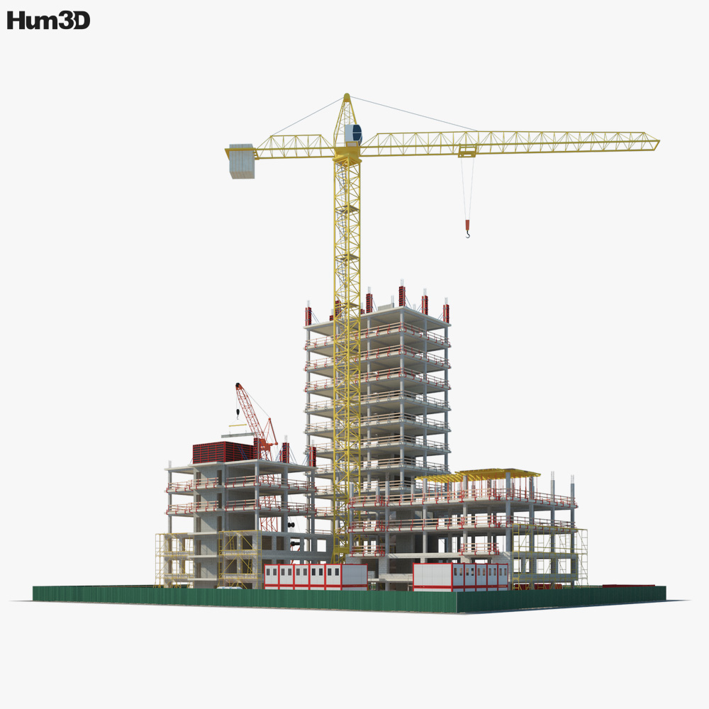 Building Construction site 3D model