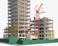 Gebäude Baustelle 3D-Modell