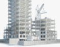 건물 건설 현장 3D 모델 