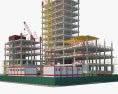 건물 건설 현장 3D 모델 