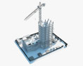 建筑施工现场 3D模型
