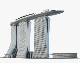 Marina Bay Sands Modello 3D