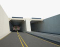 トンネル 3Dモデル