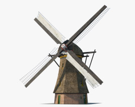Windmill Holland 3D model