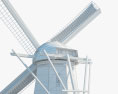Windmühle Holland 3D-Modell