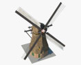 풍차 네덜란드 3D 모델 