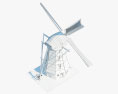 荷兰风车 3D模型