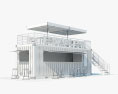 Container Café Modello 3D