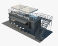 Container Café 3D 모델 