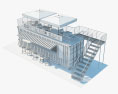 Container Café 3D-Modell