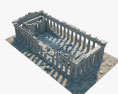 Rovine del Partenone Modello 3D