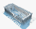Ruínas do Parthenon Modelo 3d