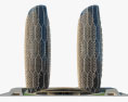 Al Bahar Towers Modello 3D