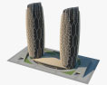 Al Bahar Towers 3d model