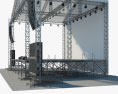 Concert Stage 3d model