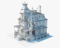 Заброшенный дом 3D модель