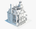 Покинутий будинок 3D модель