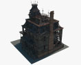 放棄された家 3Dモデル