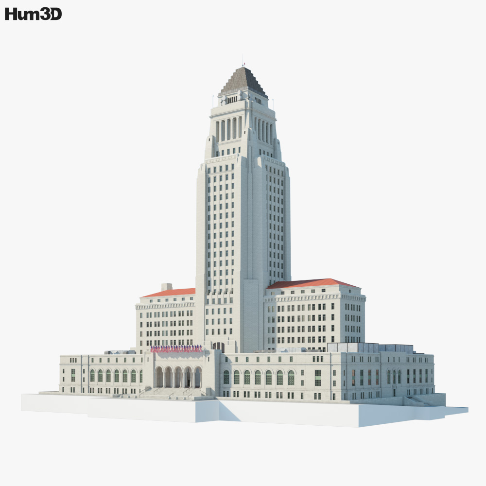 Los Angeles City Hall 3D model