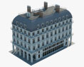 ヨーロッパの建物 3Dモデル